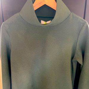 Dudley Stephen’s Park Slope Turtleneck in Hunter Green
